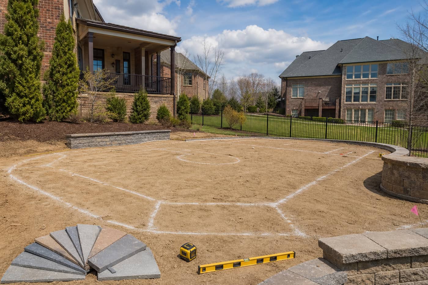 Custom Hardscape Design in Ballantyne, NC