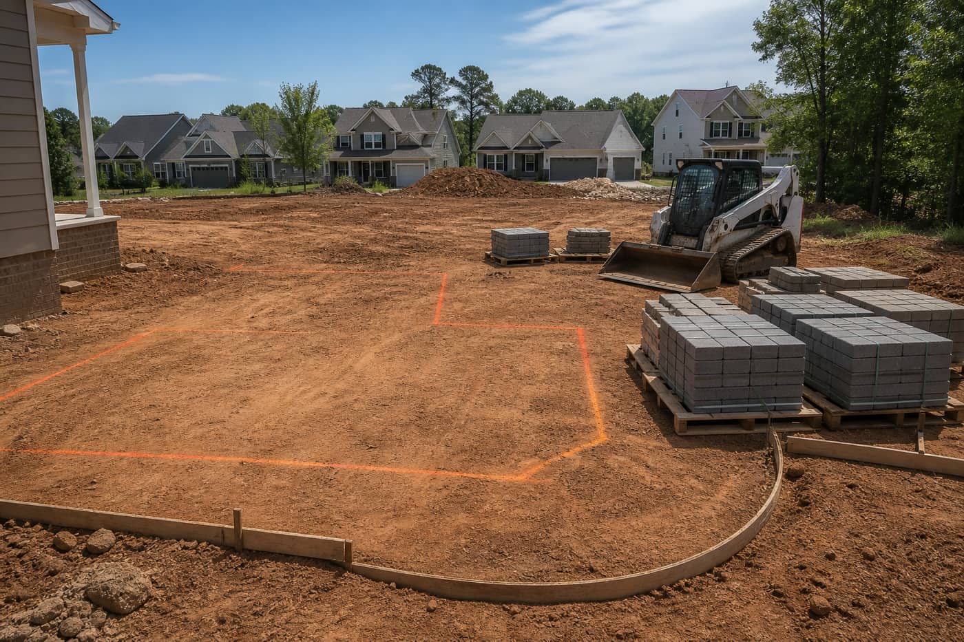 Custom Hardscape Design in Concord, NC