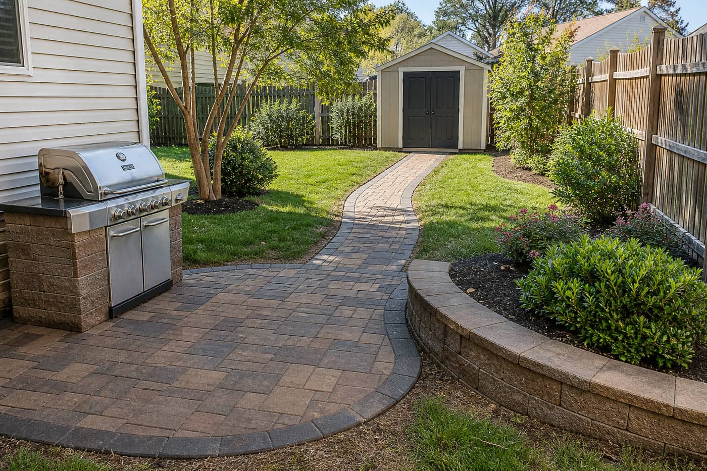 Custom Hardscape Design in Monroe, NC