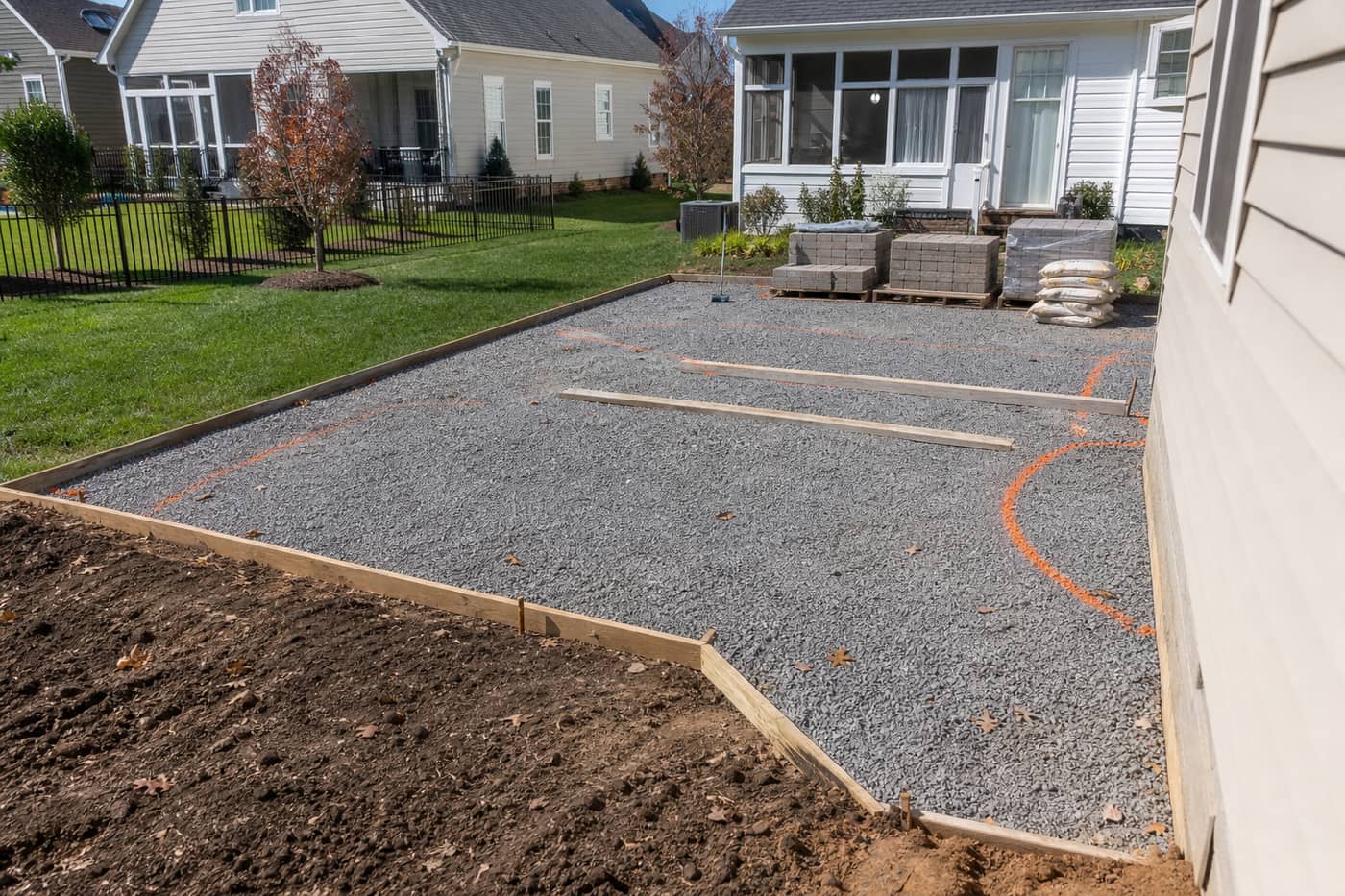 Custom Hardscape Design in Pineville, NC