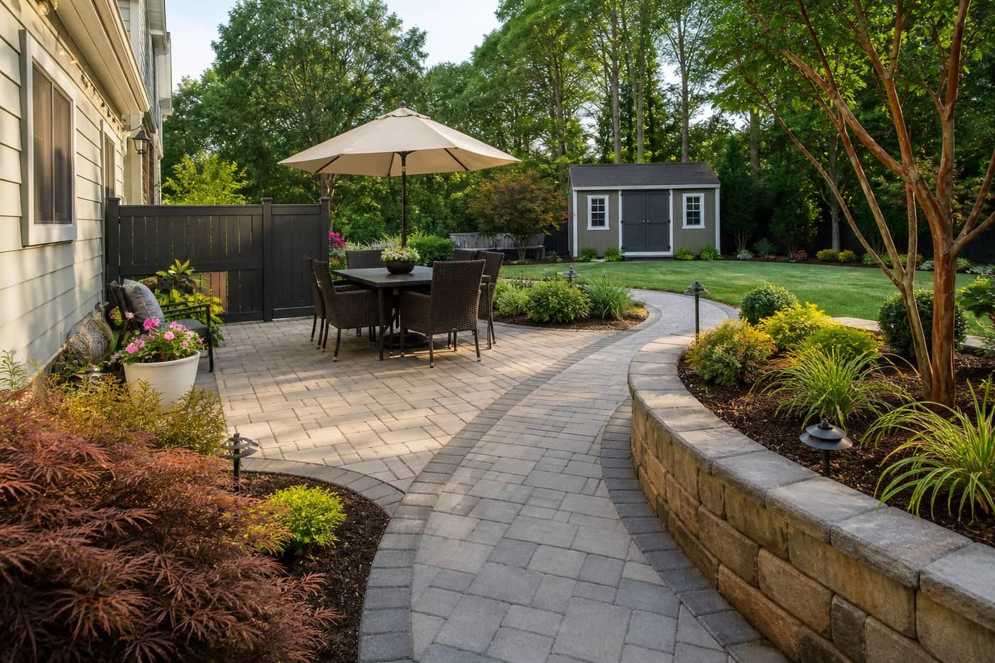 Custom Hardscape Design in Stallings, NC