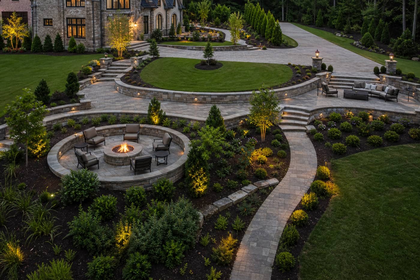 Custom Hardscape Design in Weddington, NC